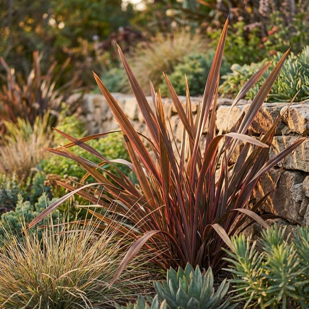 Phormium 'Bronze Baby'
